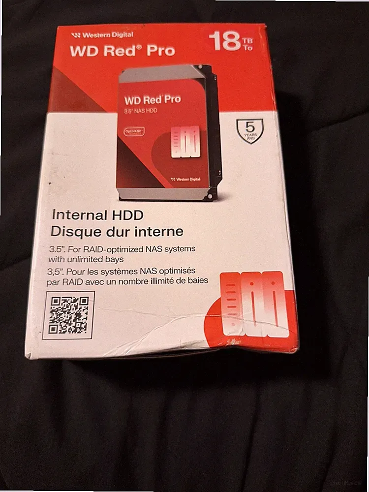 Western Digital 18 tb RED PRO HARD DRIVE NEW