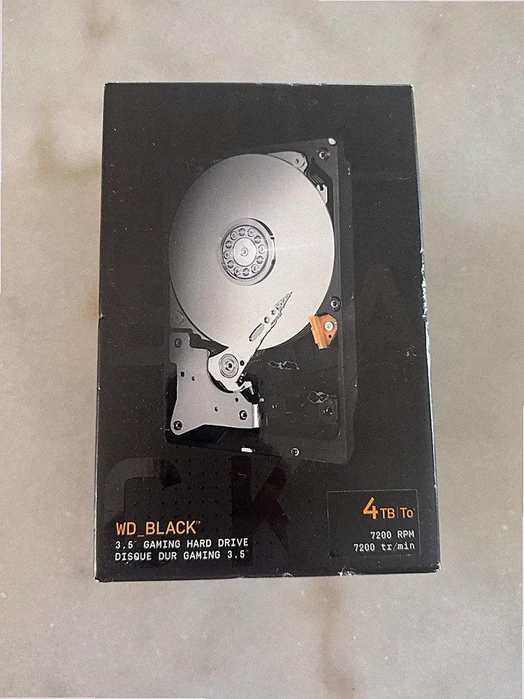 Western Digital 4TB Internal Gaming Hard Drive Black, 3.5"
