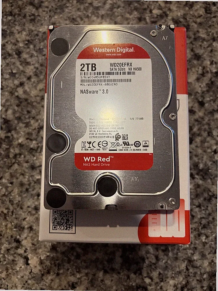 Western Digital Red 2TB Internal Hard Drive (WD20EFRX)