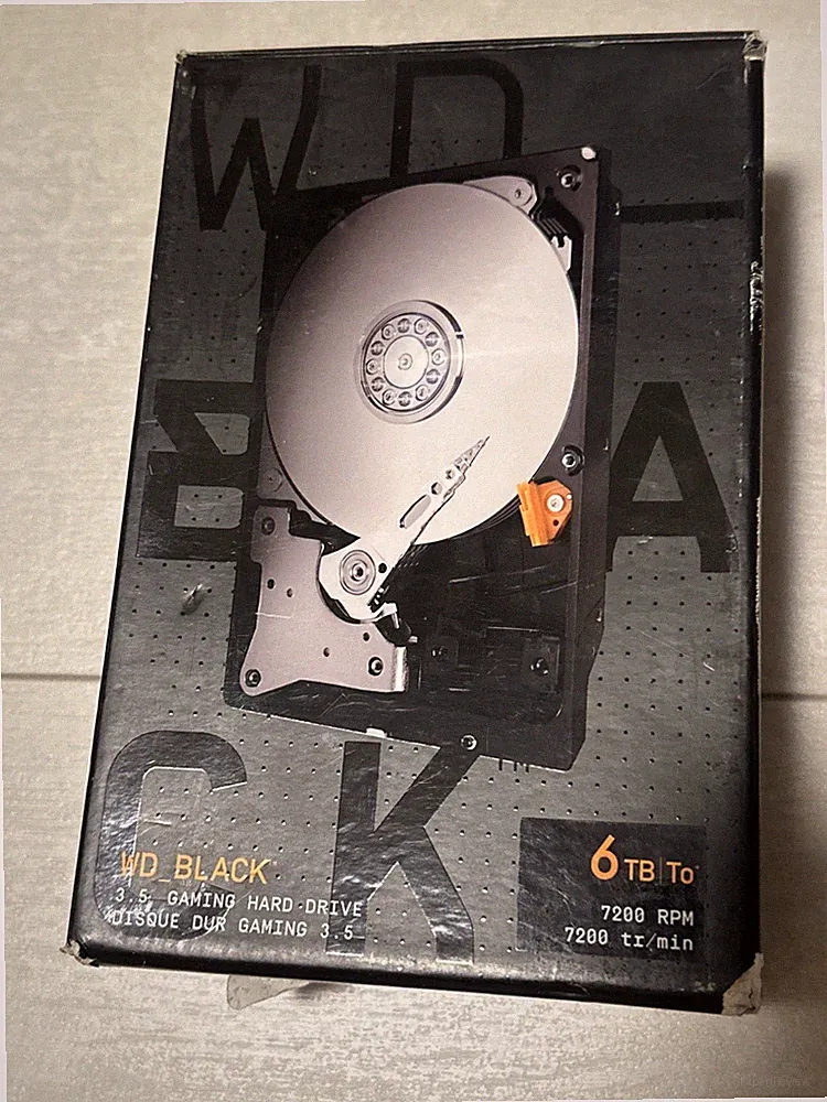 Western Digital WD Black 3.5-in Gaming Hard Drive 6TB