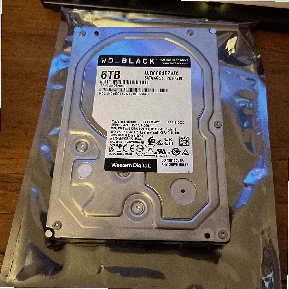 Western Digital WD Black 6 TB WD6003FZBX Hard Drive 7200RPM Tested & Working