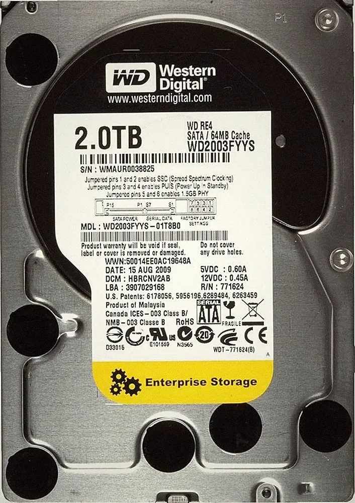 Western Digital WD2003FYYS Hard Drive