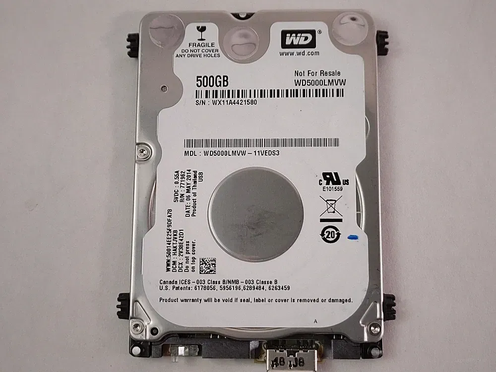 Western Digital WD5000LMVW WD Blue 500GB 2.5" USB 3.0 External Hard Drive
